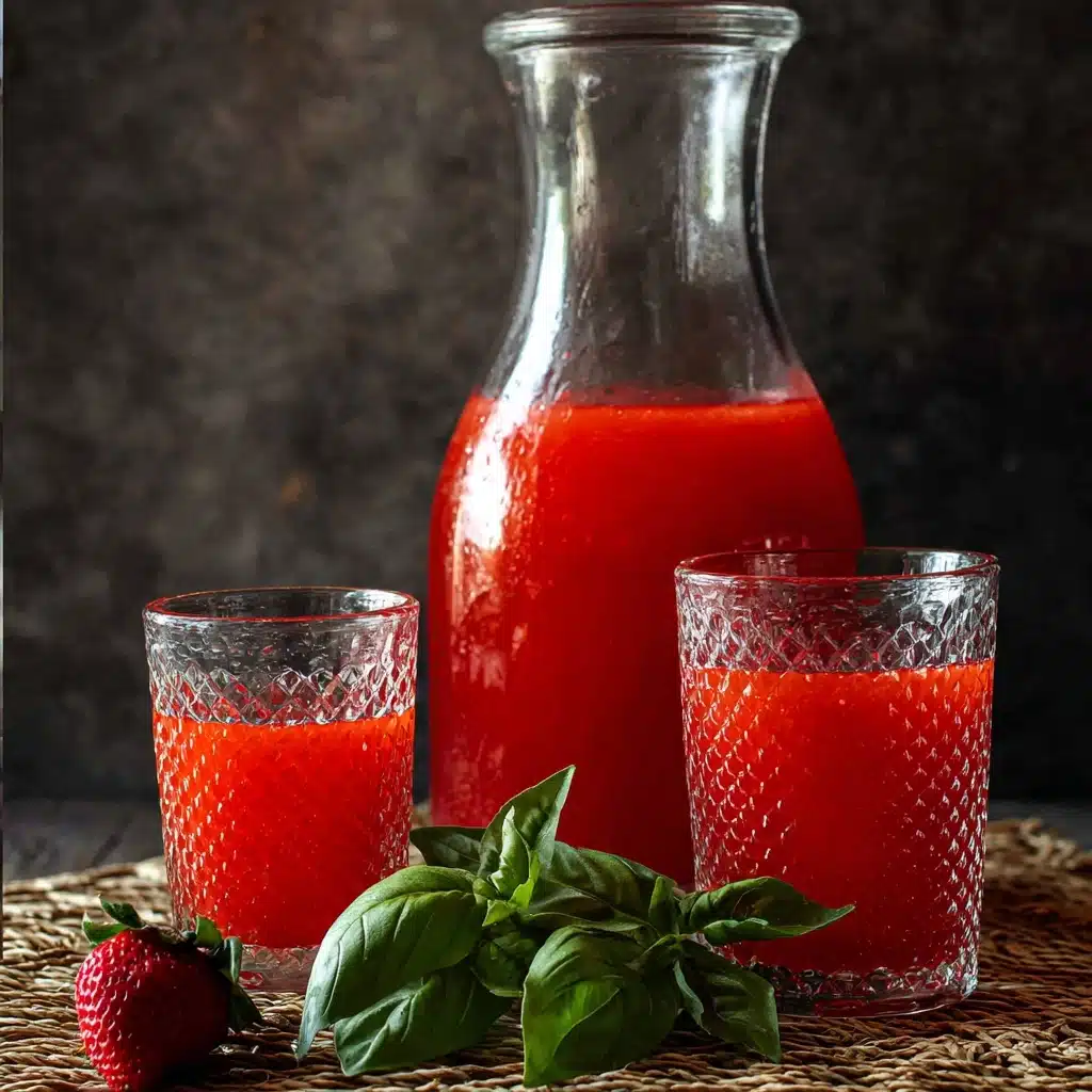 Easy Strawberry Basil Lemonade Recipe