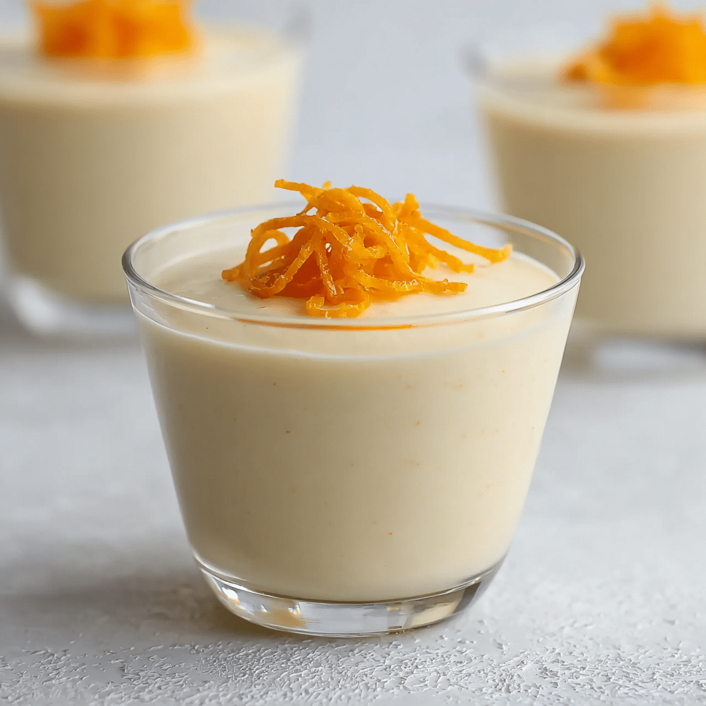 Creamy White Chocolate Orange Mousse Recipe - Recipe Image