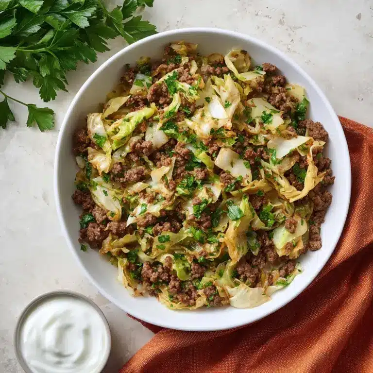 Ground Beef and Cabbage Recipe