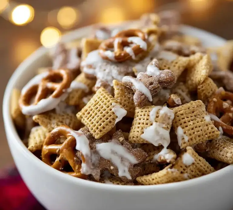 Gingerbread Party Mix Recipe