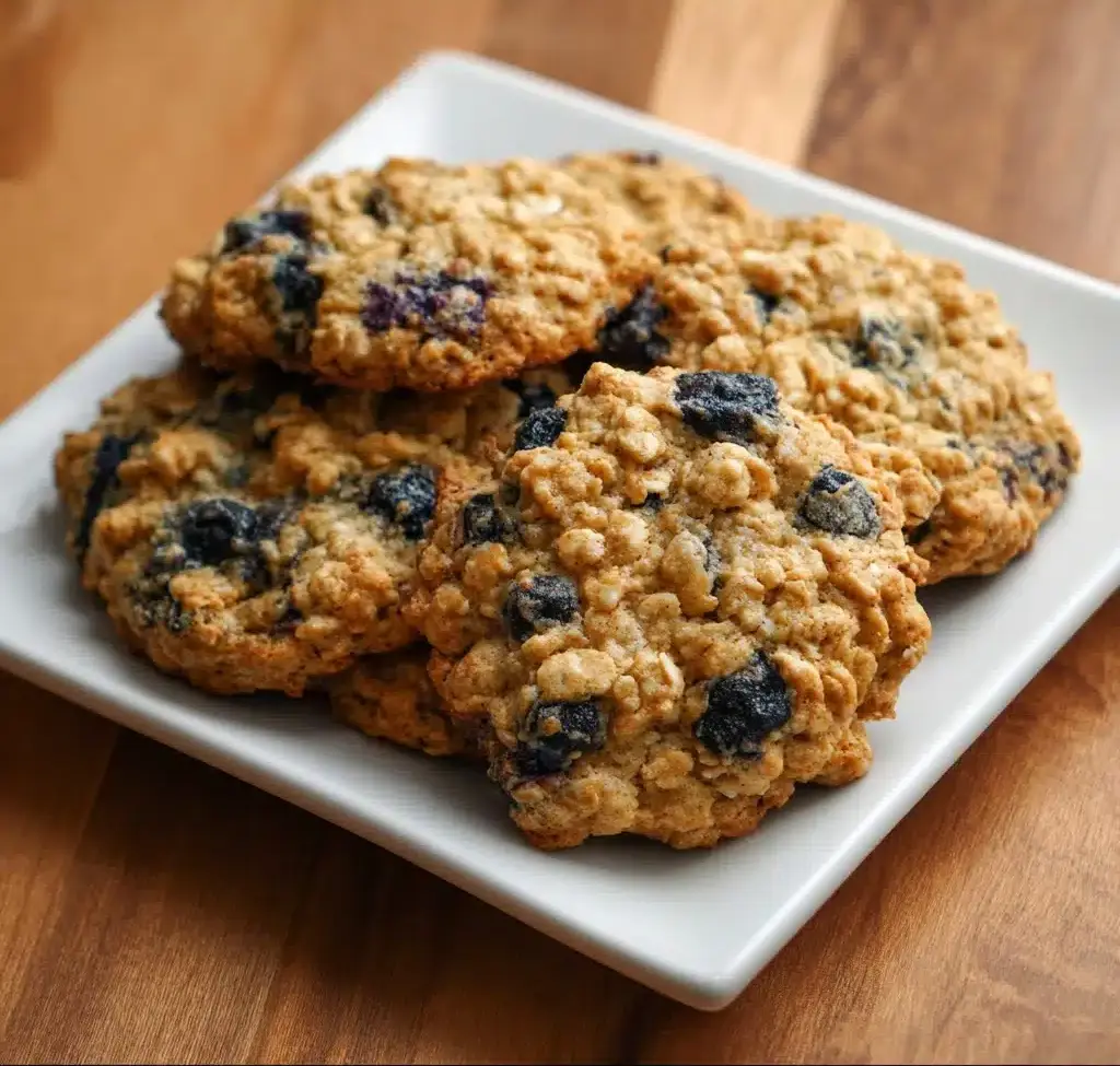 Chewy Blueberry Oatmeal Cookies Recipe