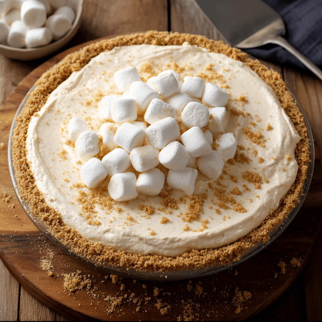Marshmallow Cream Cheesecake Recipe - Recipe Image