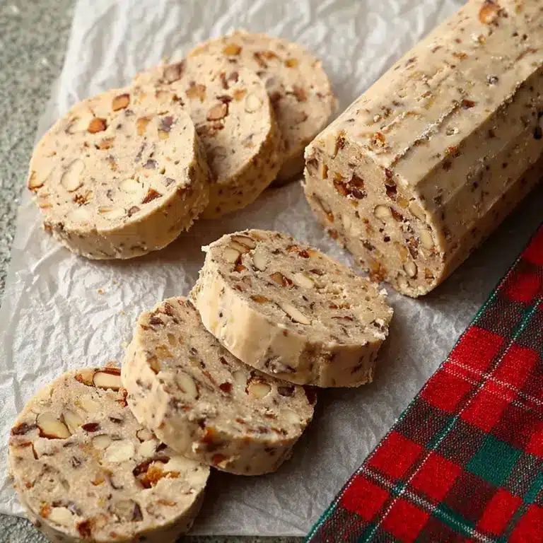 Nana's 3-Ingredient Pecan Log Recipe