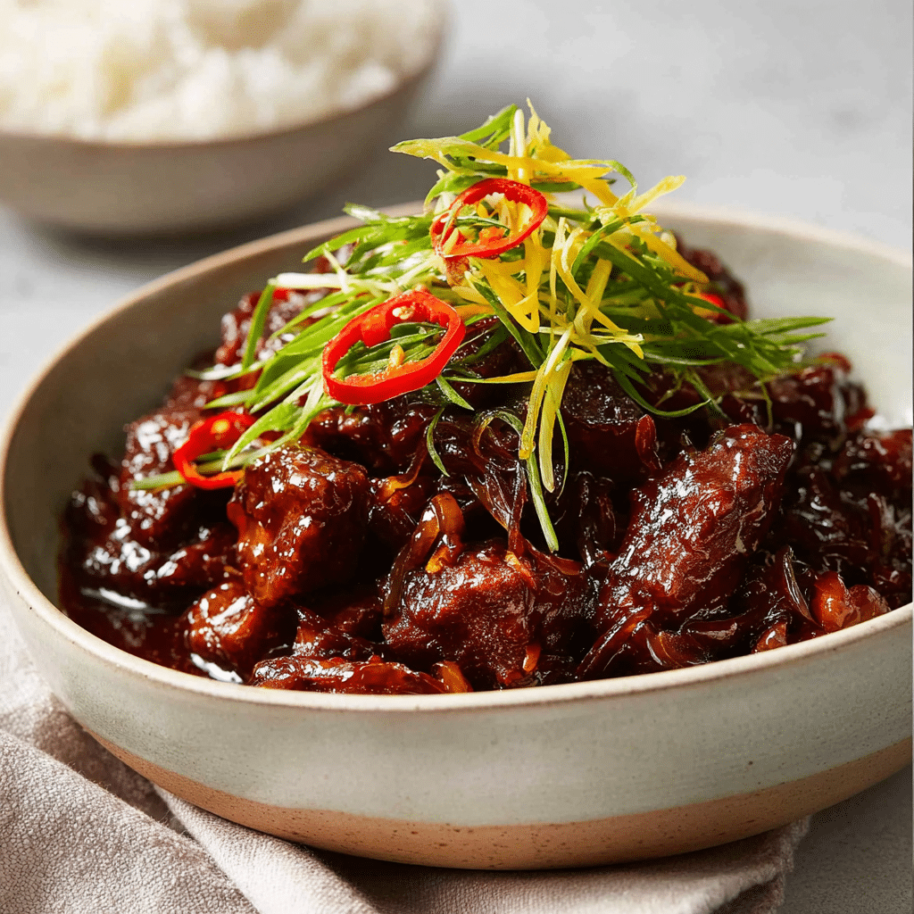 Vietnamese Caramel Ginger Chicken Recipe - Recipe Image