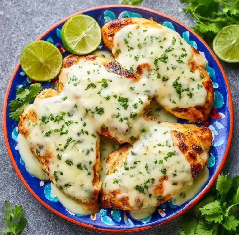 Grilled Salsa Verde Chicken with Pepper Jack Recipe