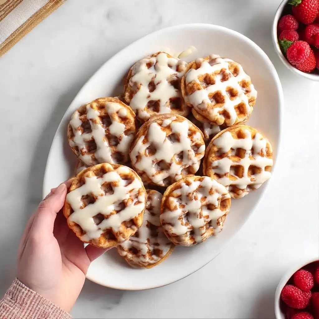Canned Cinnamon Roll Waffles Recipe - Recipe Image