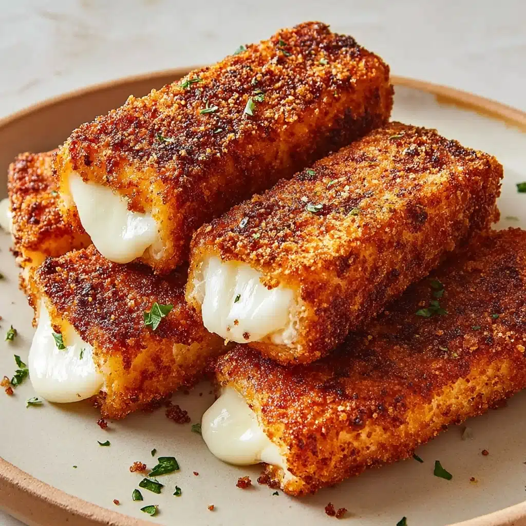 Crispy Nashville Hot Mozzarella Sticks Recipe - Recipe Image