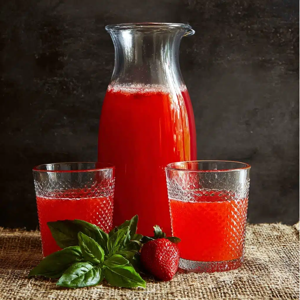 Easy Strawberry Basil Lemonade Recipe - Recipe Image