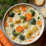 Cheesy Vegetable Chowder Recipe