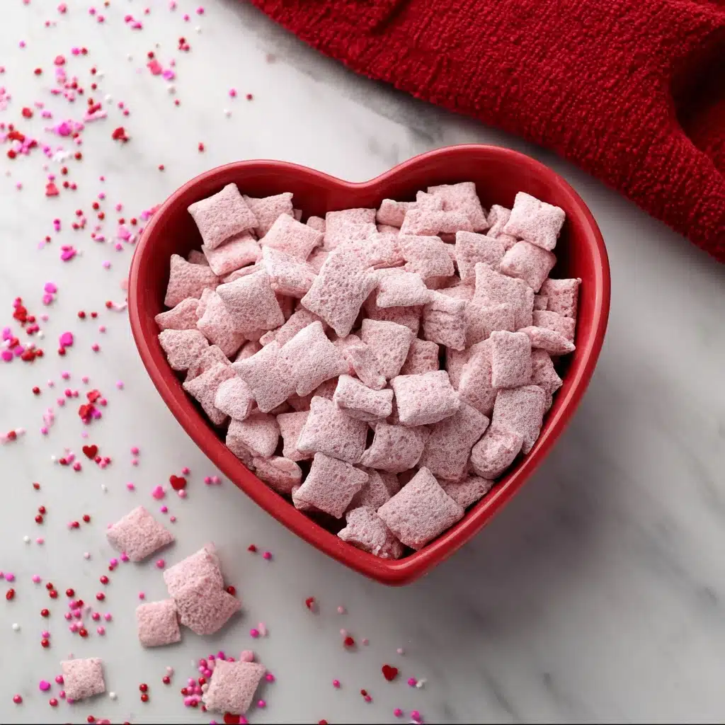 Strawberry Muddy Buddies (Puppy Chow) Recipe - Recipe Image