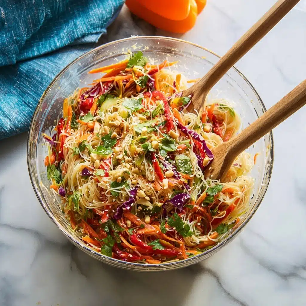 Spring Roll Salad with Spicy Ginger Dressing Recipe - Recipe Image