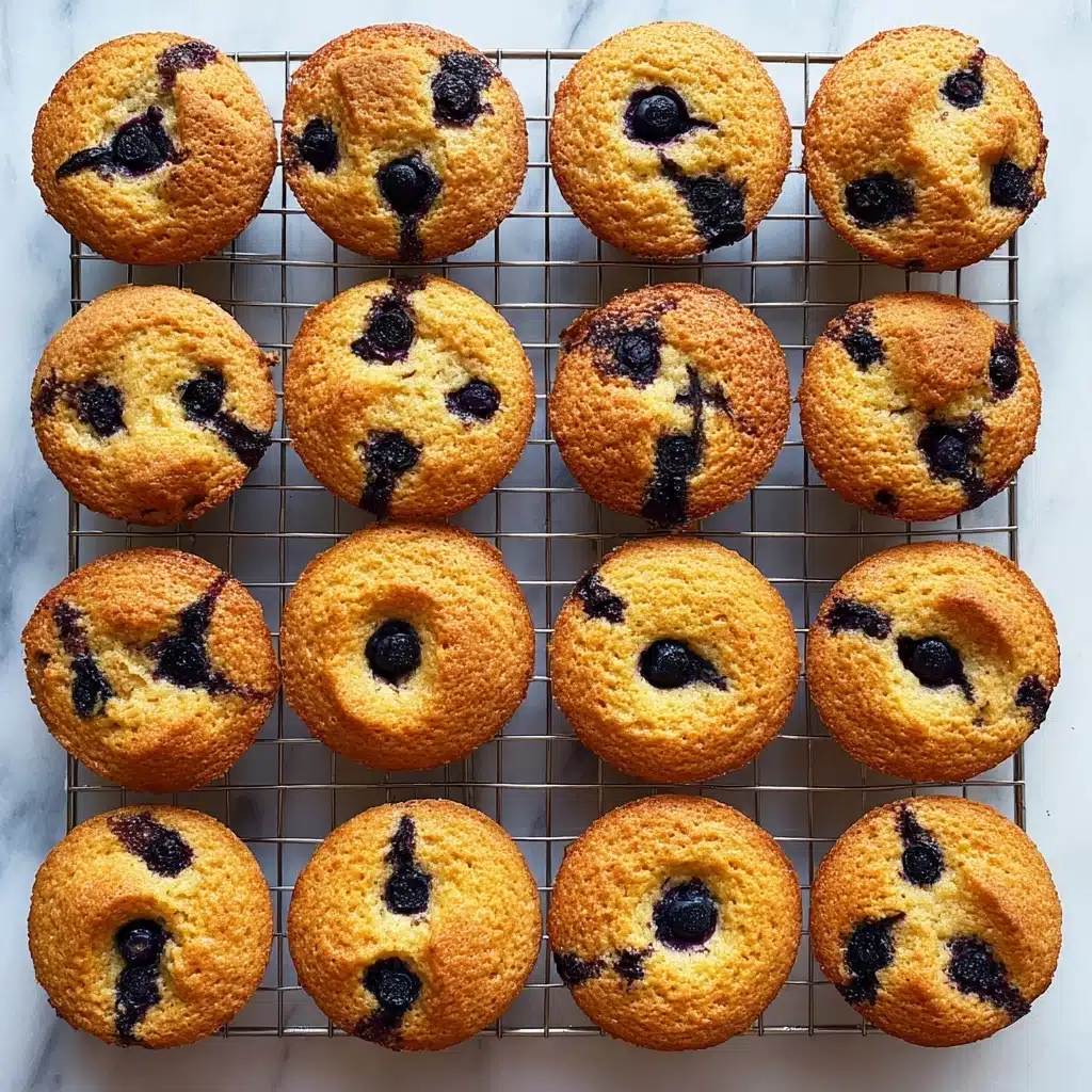 Almond Flour Lemon Blueberry Muffins Recipe - Recipe Image