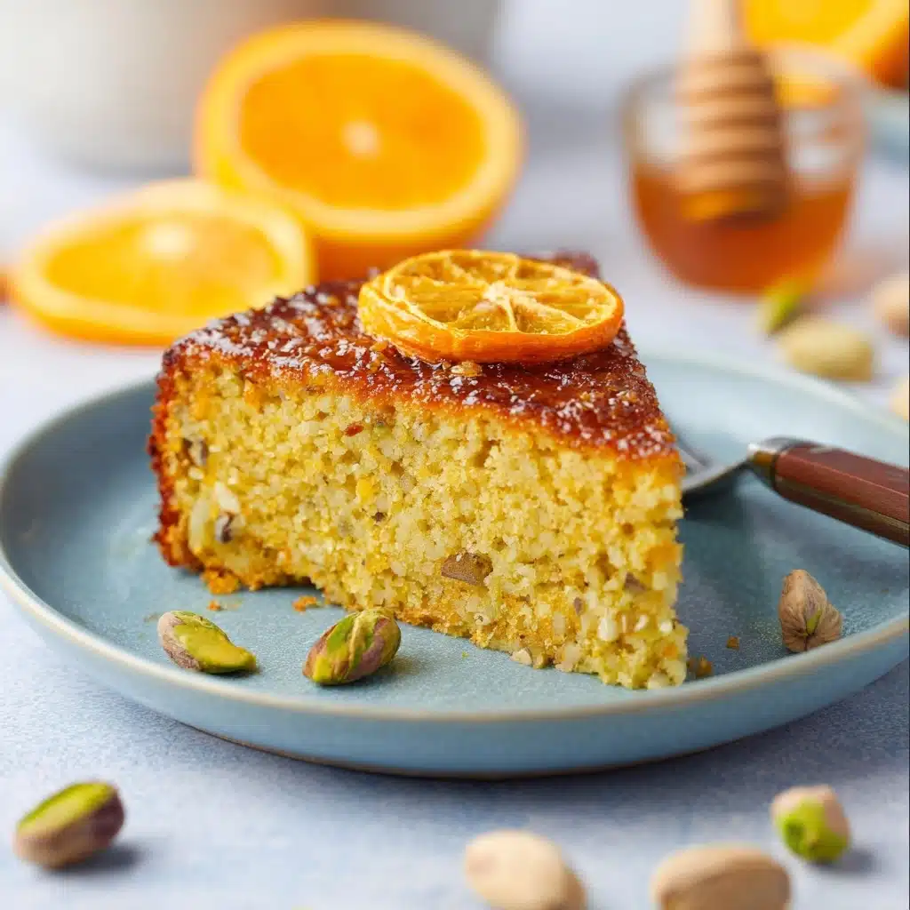 Orange, Pistachio & Almond Cake Recipe - Recipe Image
