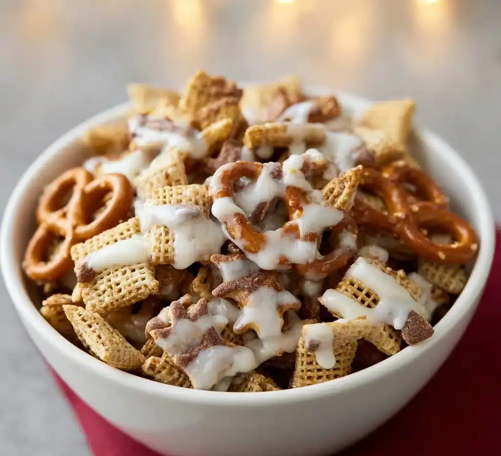 Gingerbread Party Mix Recipe