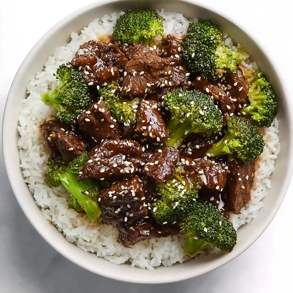 Easy Ginger Garlic Instant Pot Beef and Broccoli Recipe - Recipe Image