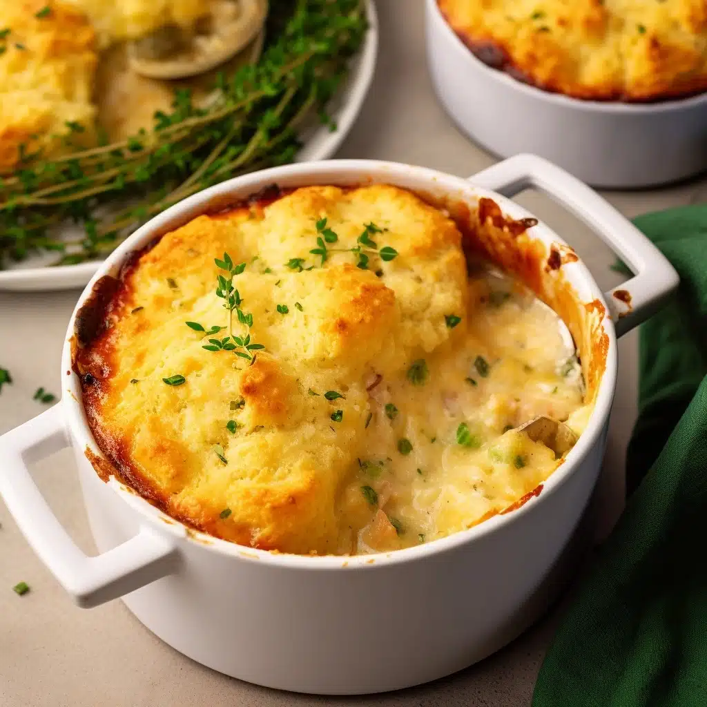 Seafood Pot Pie (with Cheddar Bay Crust) Recipe