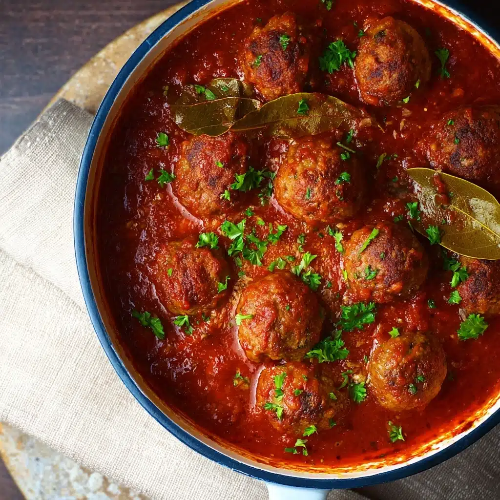 Garlic Parmesan Meatballs Recipe - Recipe Image
