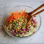 Asian Slaw with Ginger Peanut Dressing Recipe