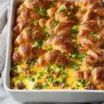 A Decadent Breakfast: Croissant Breakfast Casserole Recipe