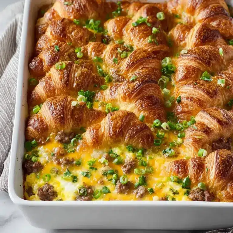 A Decadent Breakfast: Croissant Breakfast Casserole Recipe