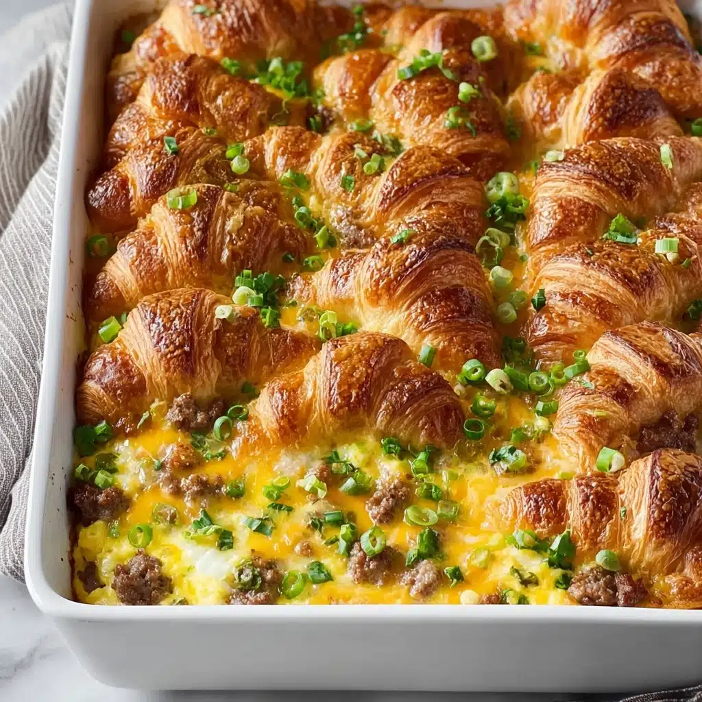 A Decadent Breakfast: Croissant Breakfast Casserole Recipe