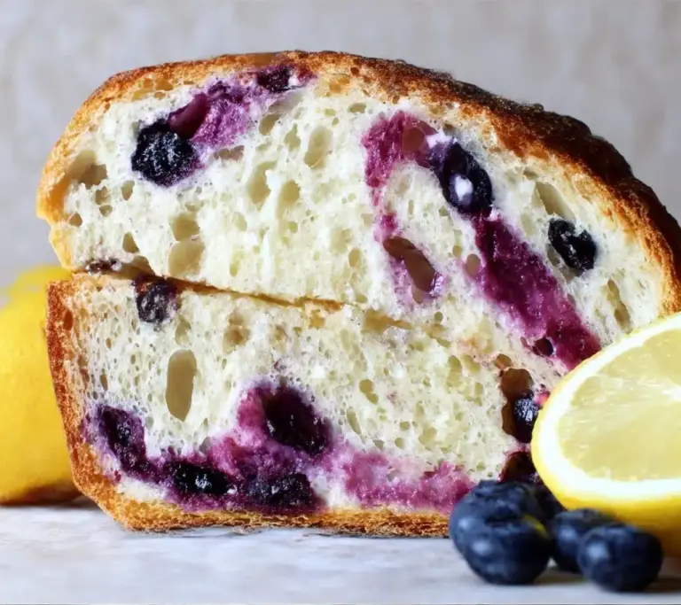 Lemon Blueberry Sourdough Bread Recipe