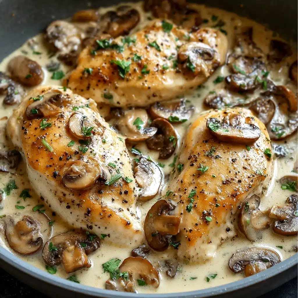 Creamy Mushroom Chicken Recipe - Recipe Image