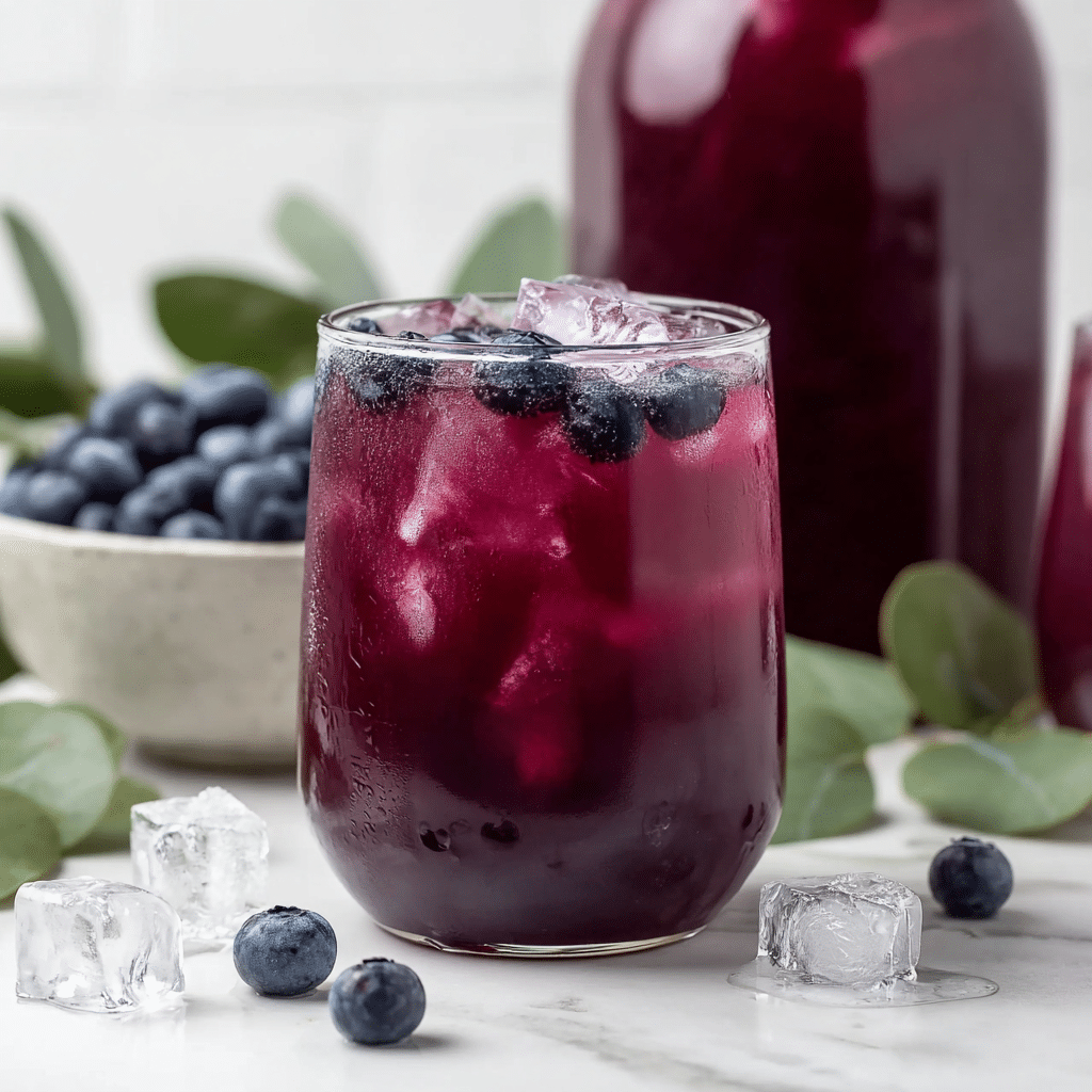 Blueberry Iced Tea Recipe - Recipe Image