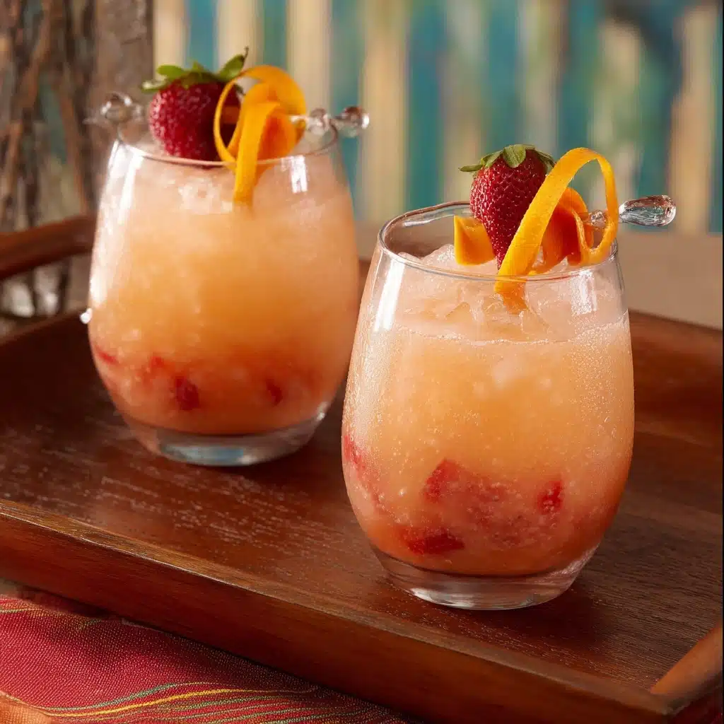 Florida Citrus Strawberry Iced Green Tea Recipe - Recipe Image