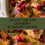 One-Pan Cranberry Rosemary Chicken Recipe