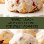 Ridiculously Easy Lemon Raspberry Scones Recipe