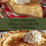 Christmas Eve Cinnamon-Vanilla Creamy Custard Pie Recipe