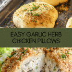 Garlic Herb Chicken Pillows Recipe