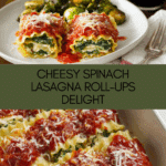 Spinach Lasagna Roll-Ups Recipe