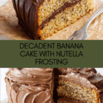 Banana Cake with Nutella Frosting Recipe