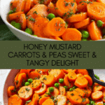 Honey Mustard Carrots and Peas Recipe