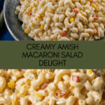 Amish Macaroni Salad Recipe
