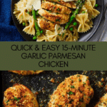 15-Minute Baked Garlic Parmesan Chicken Recipe