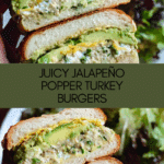 Jalapeño Popper Turkey Burgers Recipe