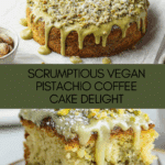 Vegan Pistachio Coffee Cake Recipe