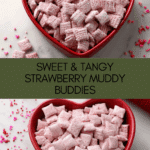 Strawberry Muddy Buddies (Puppy Chow) Recipe