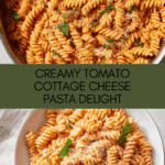 Tomato Cottage Cheese Pasta Recipe