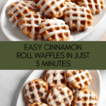 Canned Cinnamon Roll Waffles Recipe