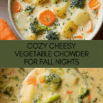 Cheesy Vegetable Chowder Recipe