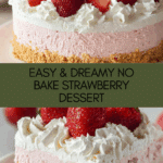 No-Bake Strawberry Cloud Cake Recipe