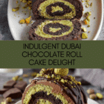Dubai Chocolate Roll Cake Recipe
