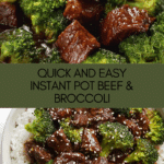 Easy Ginger Garlic Instant Pot Beef and Broccoli Recipe