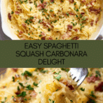 Spaghetti Squash Carbonara Recipe