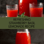 Easy Strawberry Basil Lemonade Recipe