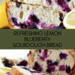 Lemon Blueberry Sourdough Bread Recipe